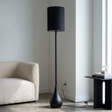 Black Droplet Floor Lamp
