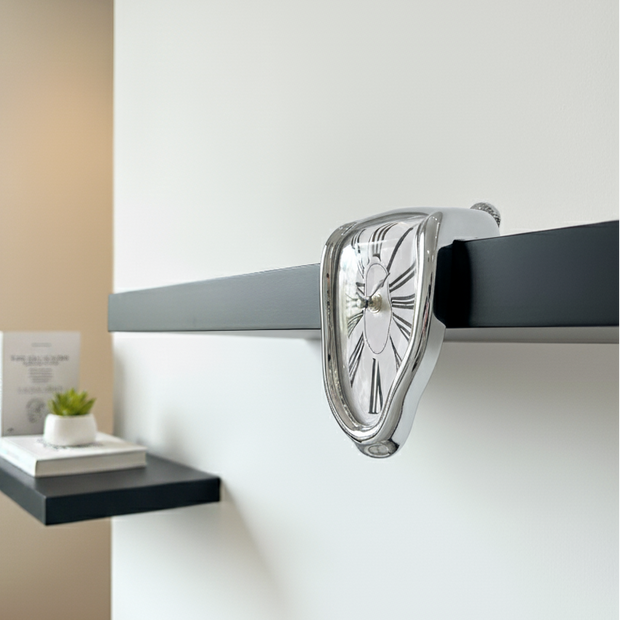 Melted Time Clock Sculpture