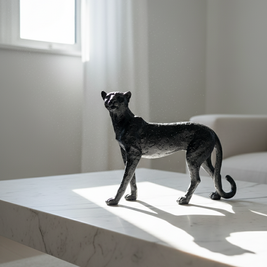 Regal Panther Sculpture