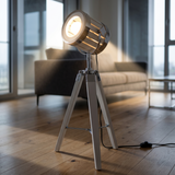 White Studio Spotlight Floor Lamp