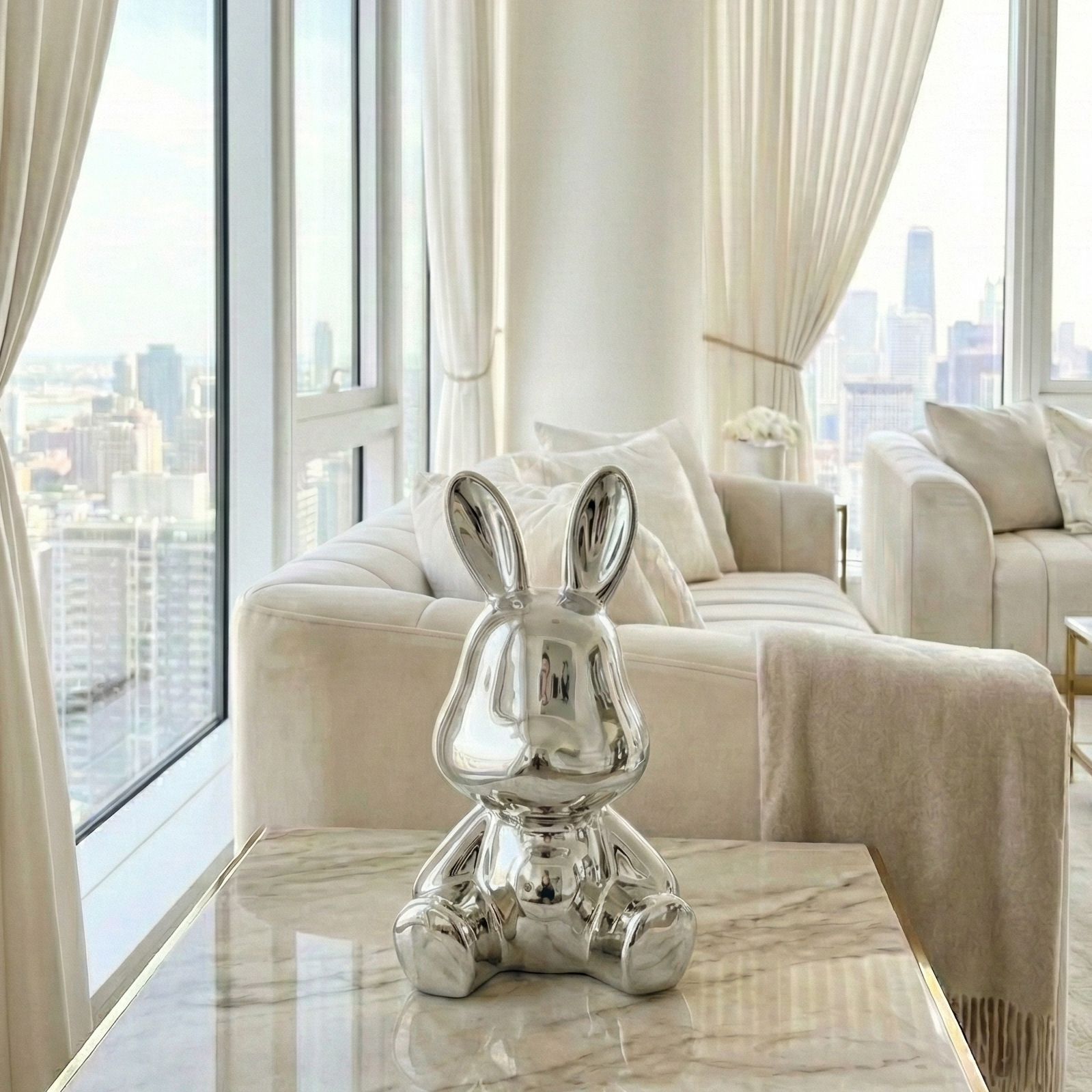 Sitting Bunny Figurine - Figi Home