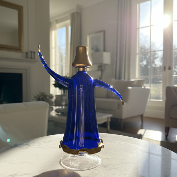 Whirling big Dervish Glass Figurine