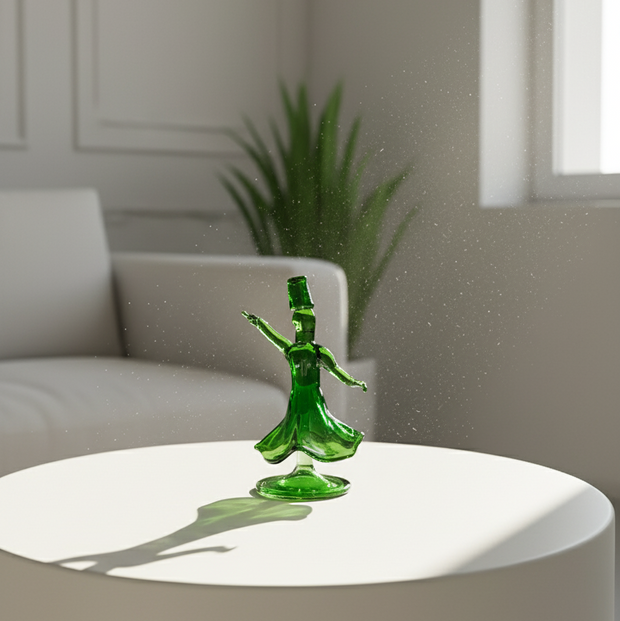 Glass Whirling Dervish Figurine