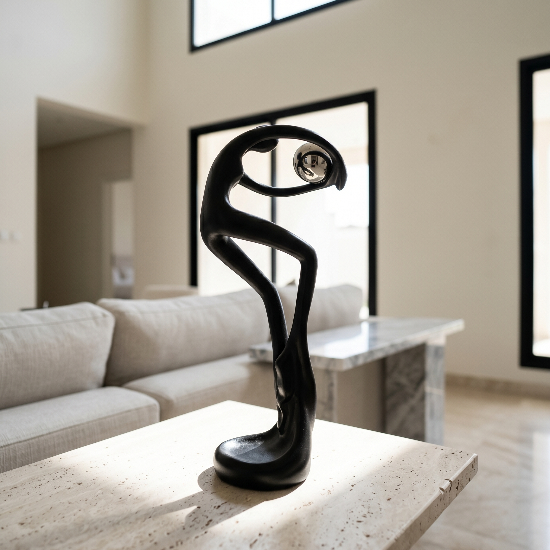 Fluid Swan Sculpture