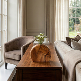 Round Wood Multi-Use Holder - Figi Home