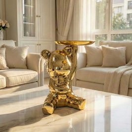 Hand Up Bear Decorative Tray - Figi Home