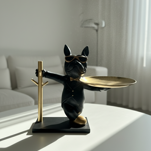 Gentleman Bulldog Tray Holder