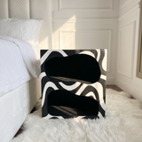 Black Liquid Side Table