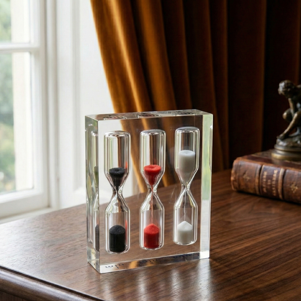 Acrylic Triple Hourglass Timer (small)