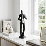 Jazz Man Saxophone Sculpture