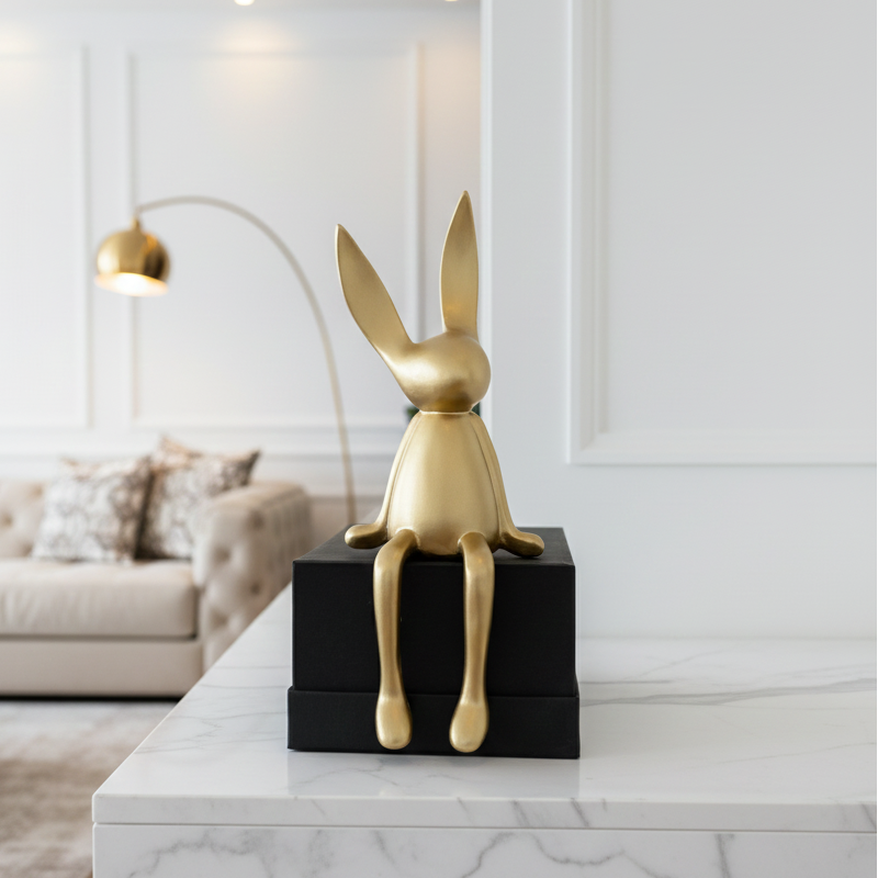Sitting Bunny Figurine - Figi Home