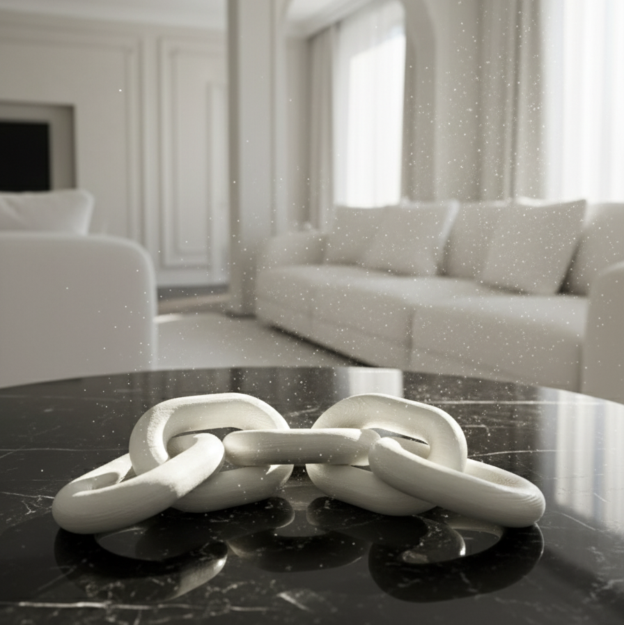 Wooden Chain Link Décor