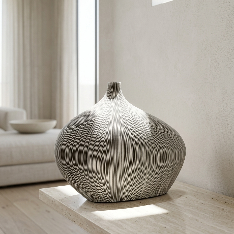 Onion Stripe Vase