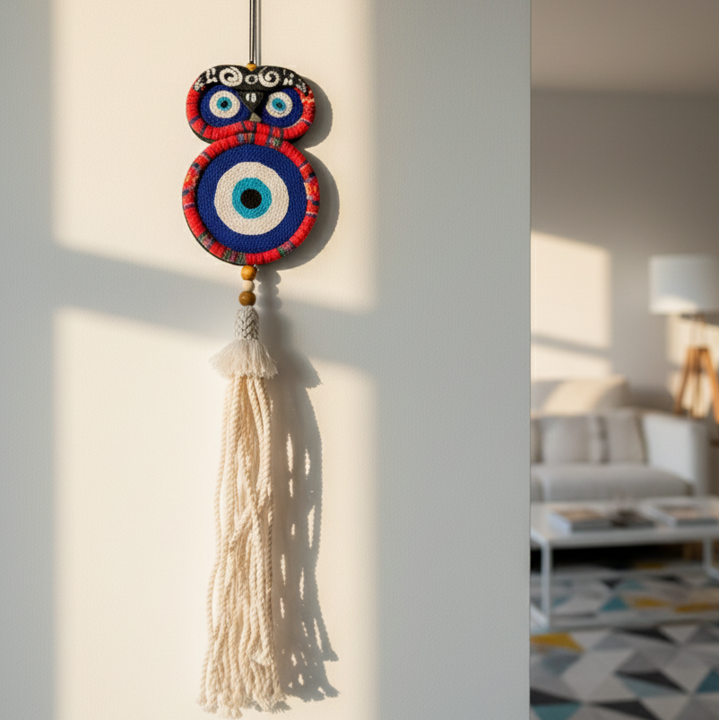Evil Eye Tassel Charm