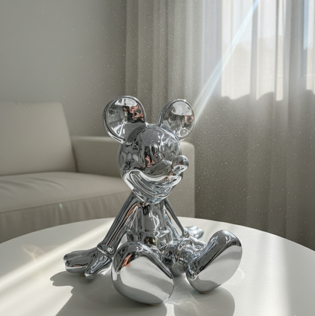Sitting mouse figure