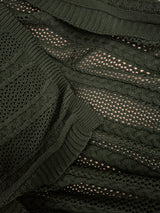 Knitted Textured Throw Blanket - Figi Home
