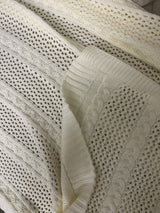 Knitted Textured Throw Blanket - Figi Home