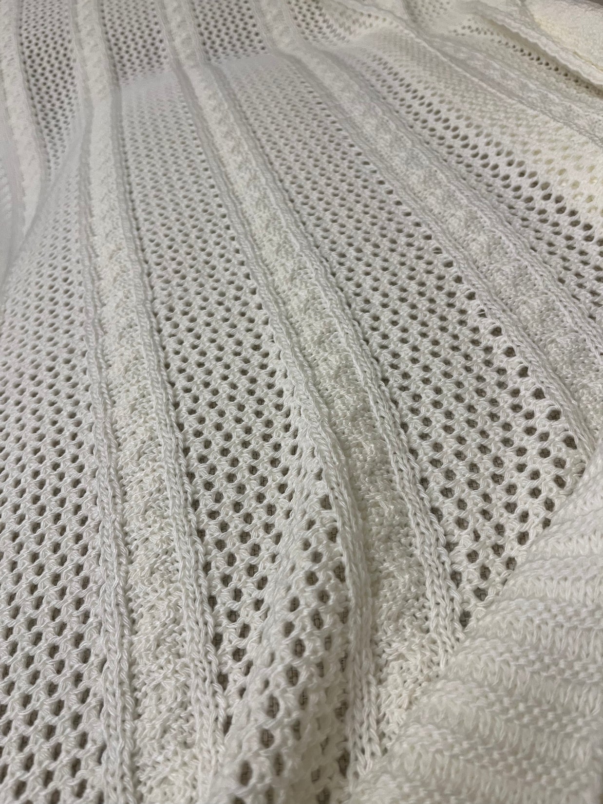 Knitted Textured Throw Blanket - Figi Home