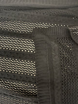 Knitted Textured Throw Blanket - Figi Home
