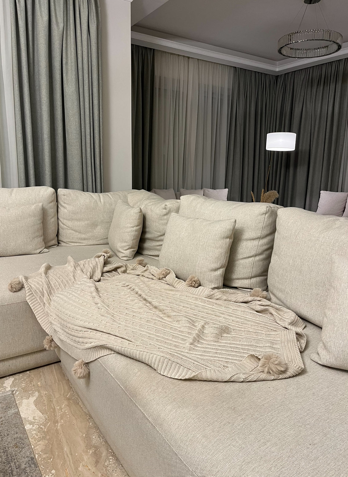Tassel Knit Throw - Figi Home