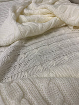 Tassel Knit Throw - Figi Home