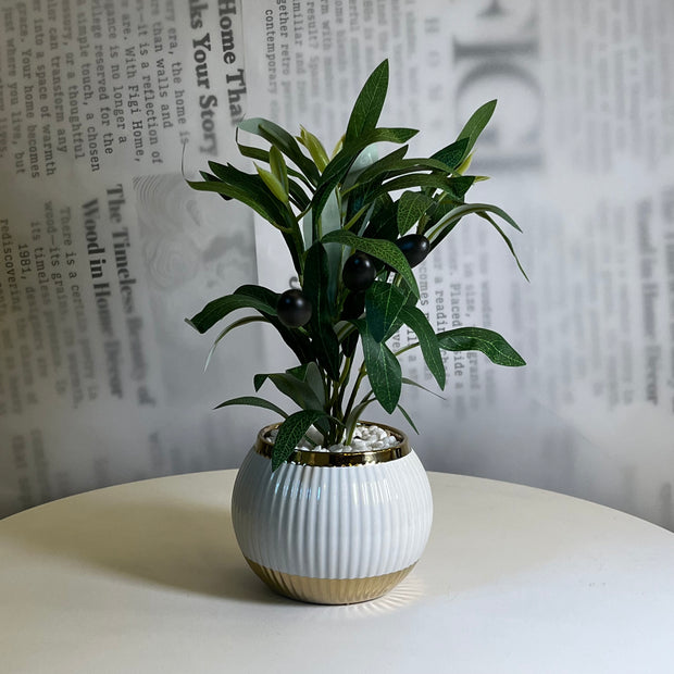 Serene Olive Pot - Figi Home