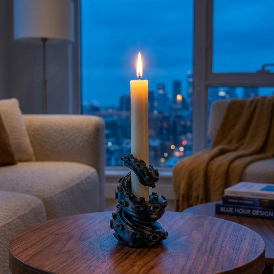 octopus arms candle holder