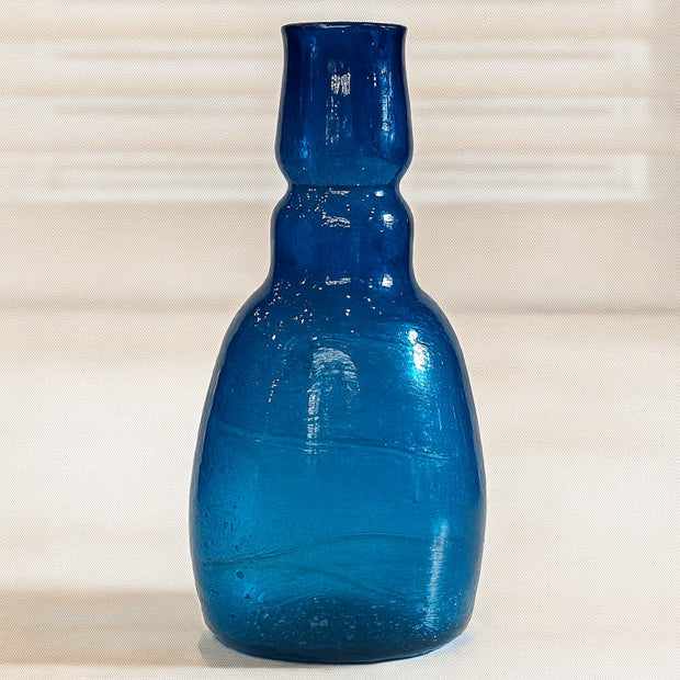 Azure Curve Glass Vase