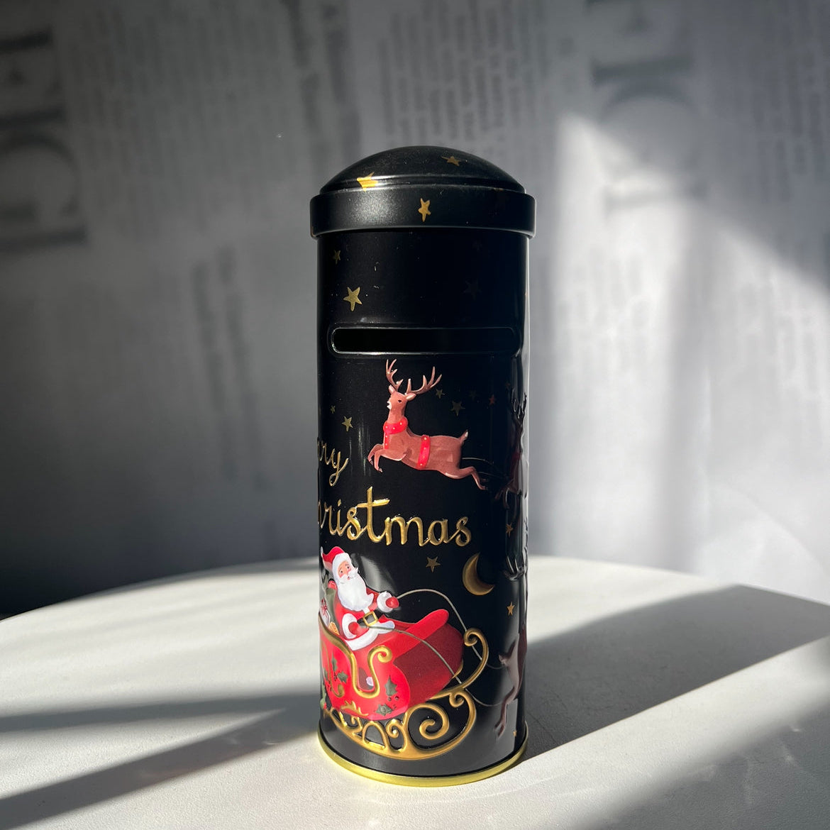 Santa Sleigh Mailbox Decoration