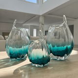 Teal Ocean Vases
