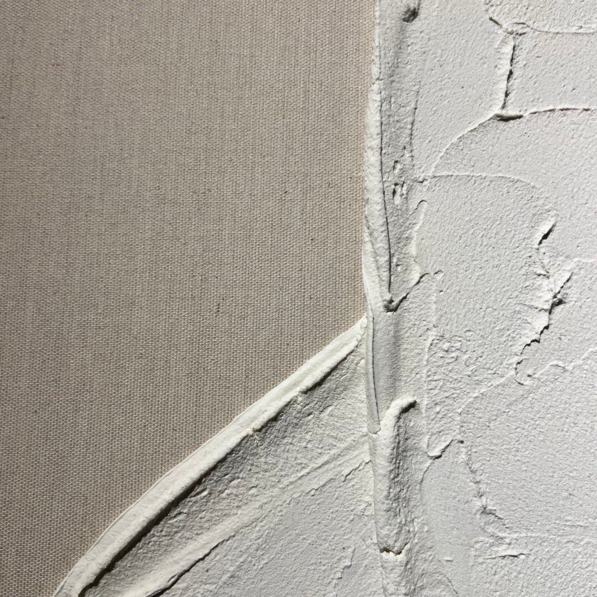 Abstract Ivory Canvas - Figi Home