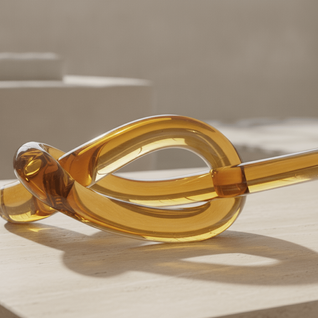 Amber Glass Knot - Figi Home