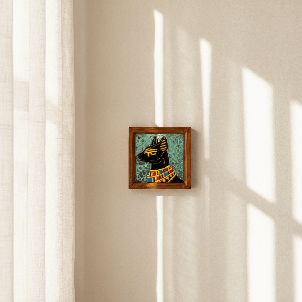 Anubis Framed Tile - Figi Home