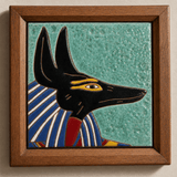 Anubis Framed Tile - Figi Home