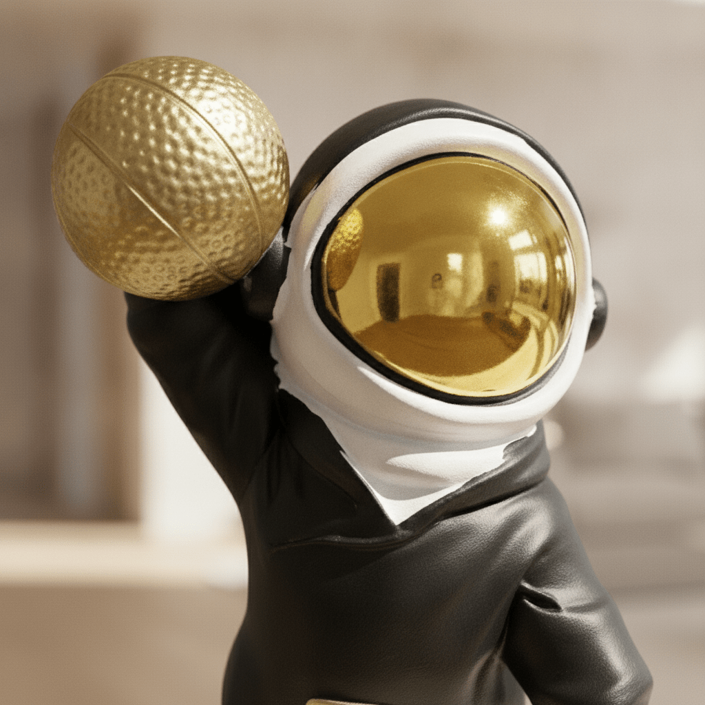 Astronaut Basketball Sculpture - Figi Home