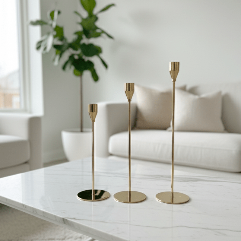 Aurum Taper Candle Holder - Figi Home