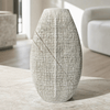 Basketweave Oval Vase - Figi Home