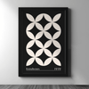 Bauhaus Floral Geometry — 1919 (Black Edition) - Figi Home