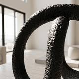 Black Double Arch Sculpture - Figi Home