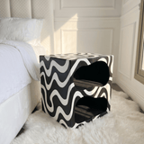 Black Liquid Side Table - Figi Home