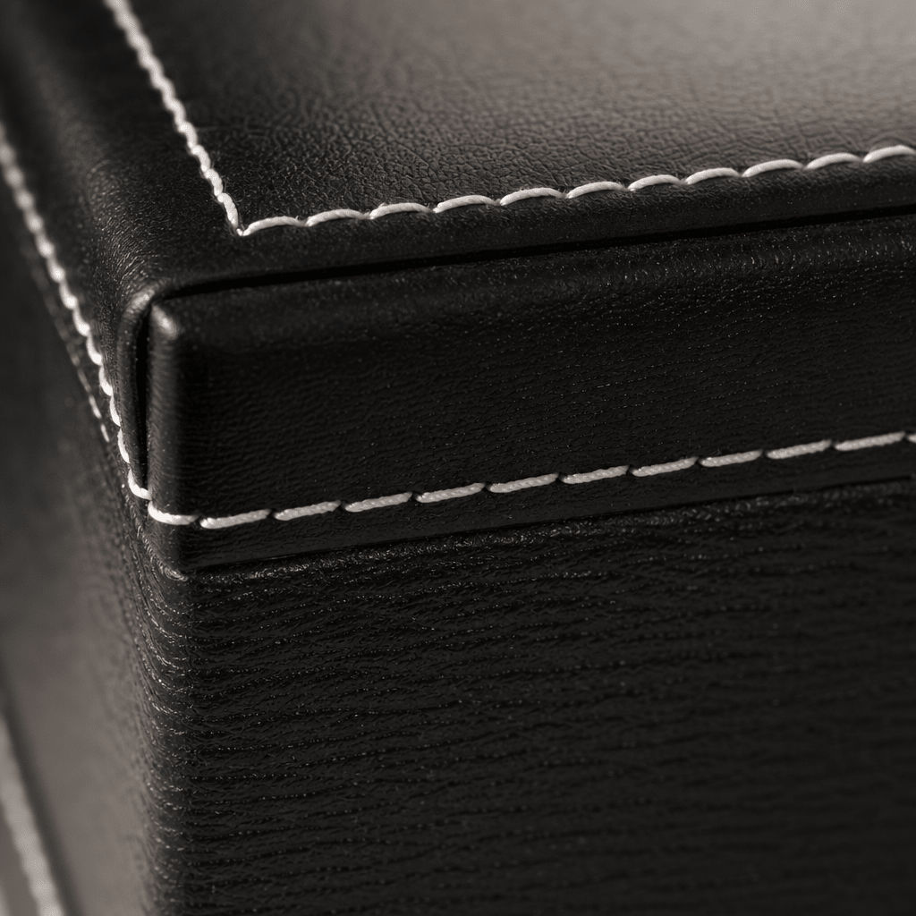 Black Stitched Desk Set - Figi Home