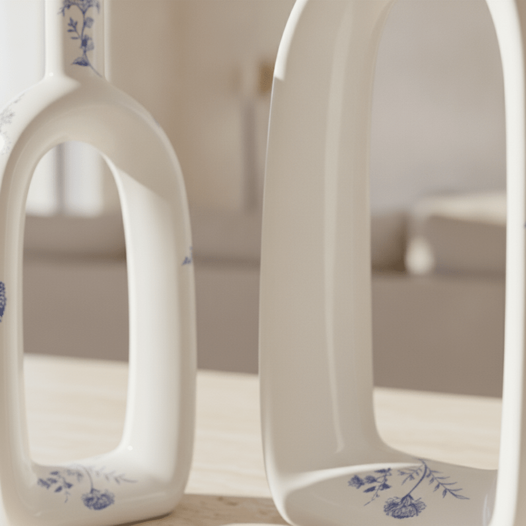 Blue Arch Vases - Figi Home