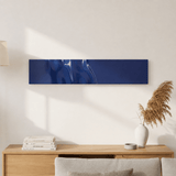 Blue Metal Wall Art - Figi Home