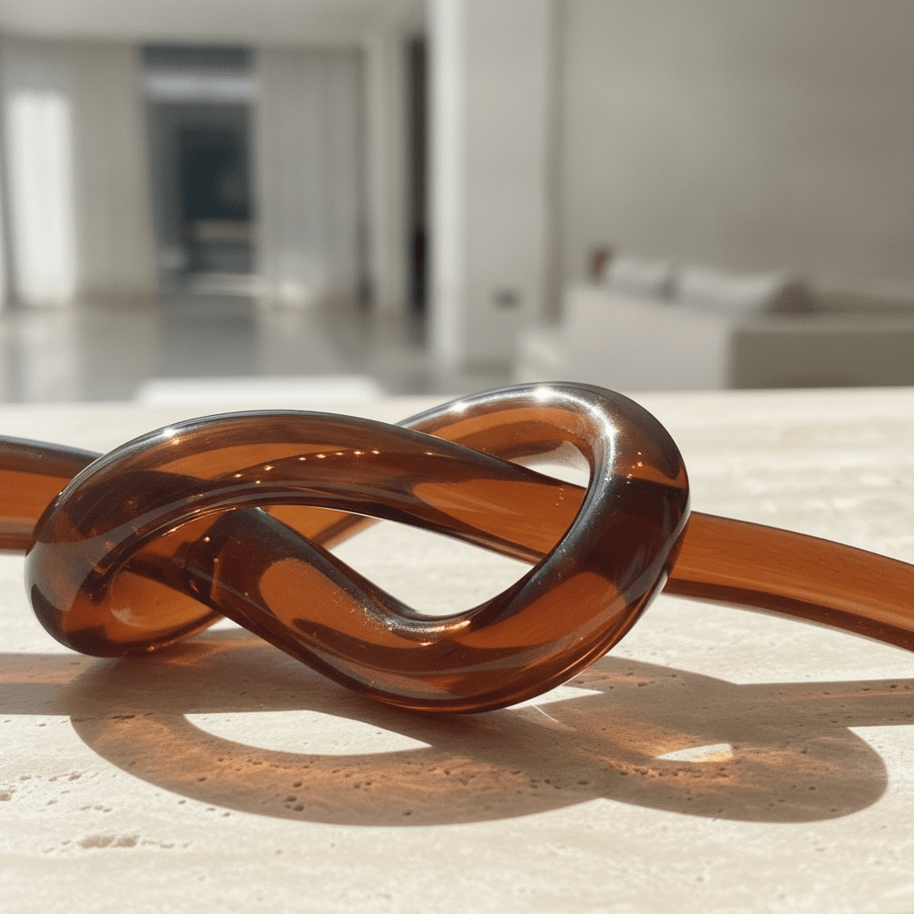 Brown Glass Knot - Figi Home