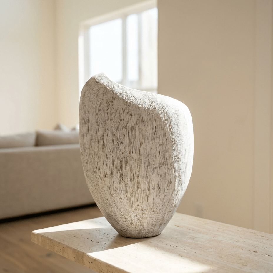 Brushed Stone Sculpture - Figi Home
