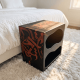 Calligraphy Cube Side Table - Figi Home