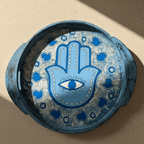 Celestial khamsa Round Tray - Figi Home