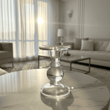 Clear Glass Candle Holder - Figi Home