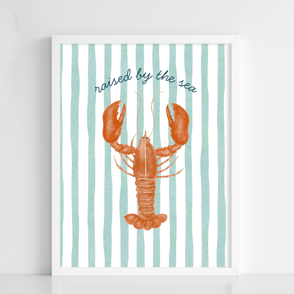 Coastal Lobster Print - Figi Home