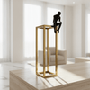 Contemplative Figure on Gold Stand - Figi Home
